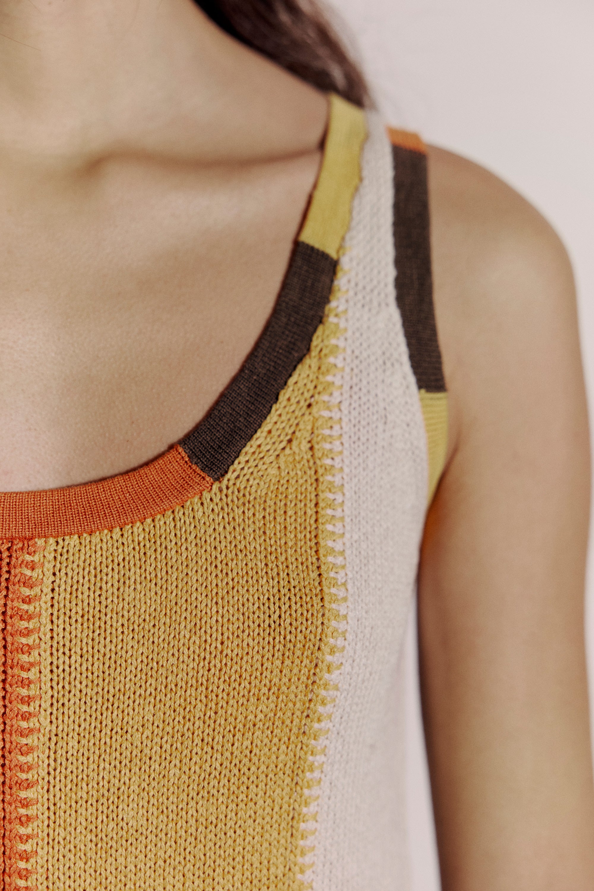 Color Block Knit Dress