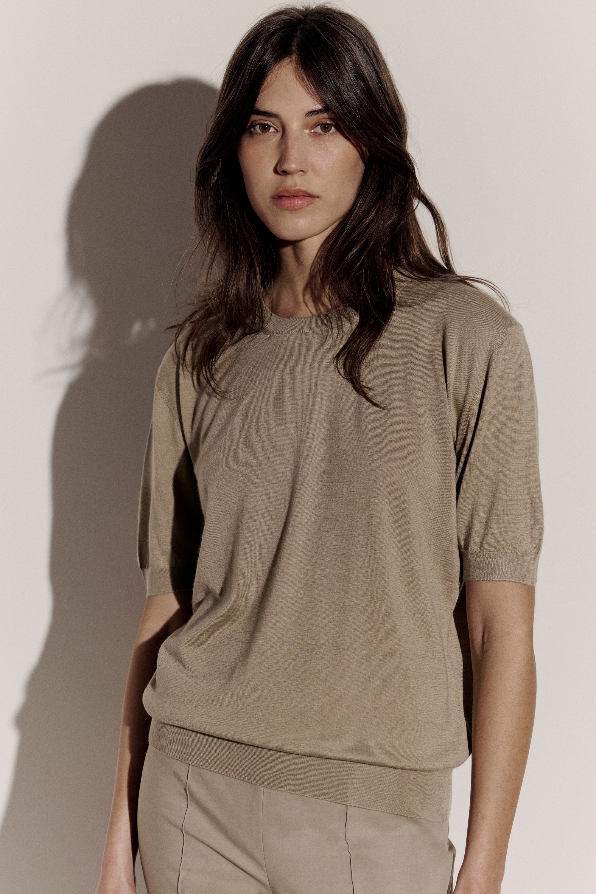 Cashmere and silk T-shirt