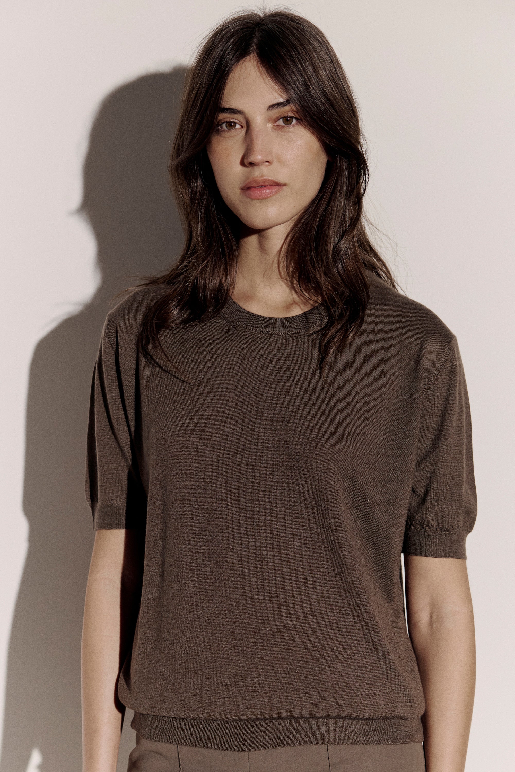 Cashmere and silk T-shirt