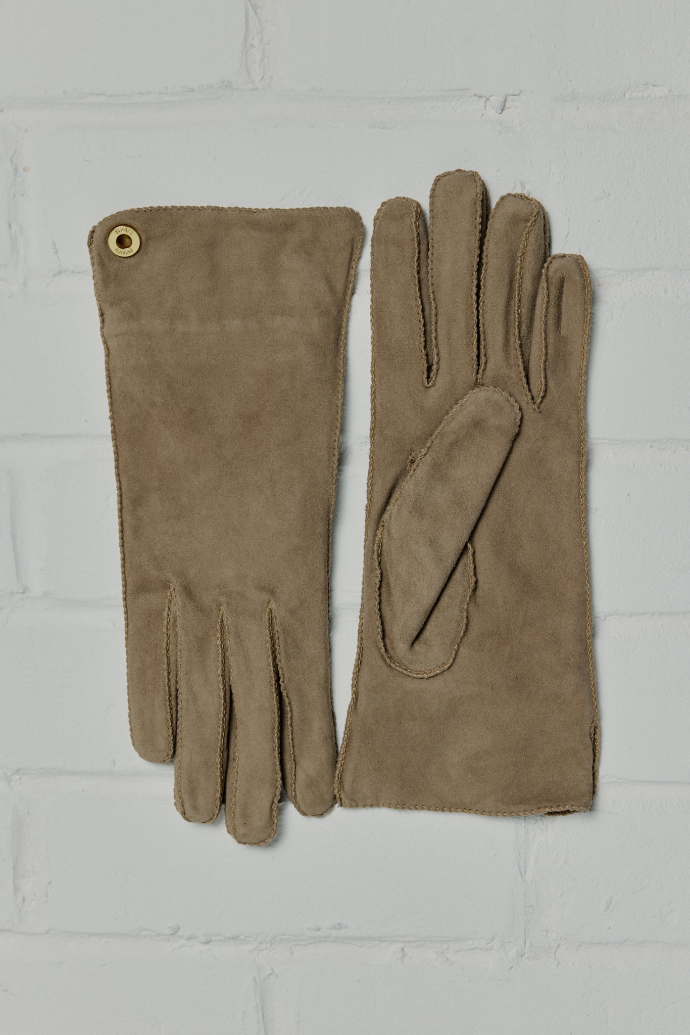 Gants en suede avec doublure en cachemire et soie SOFT