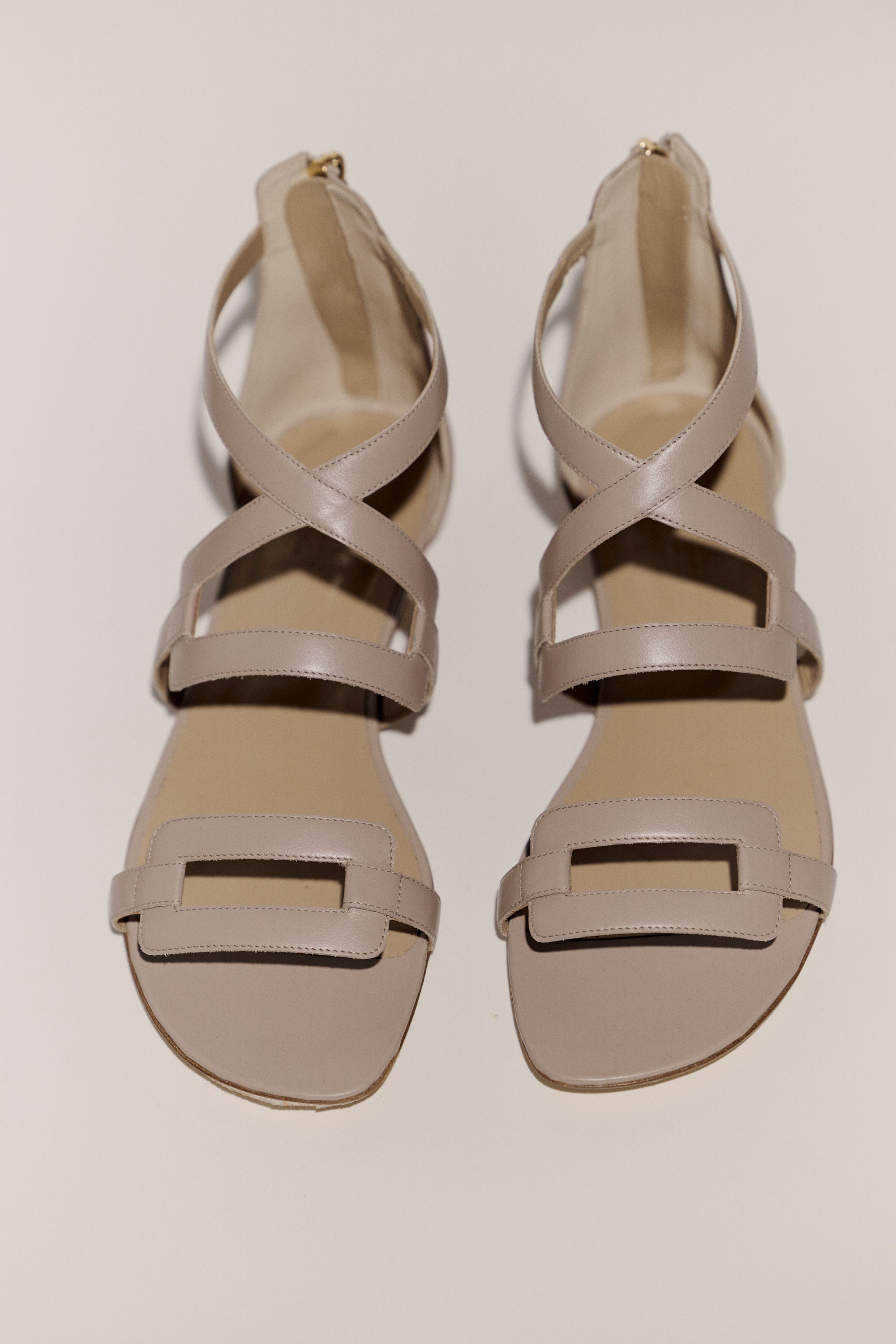 Labyrinth sandals in nappa leather