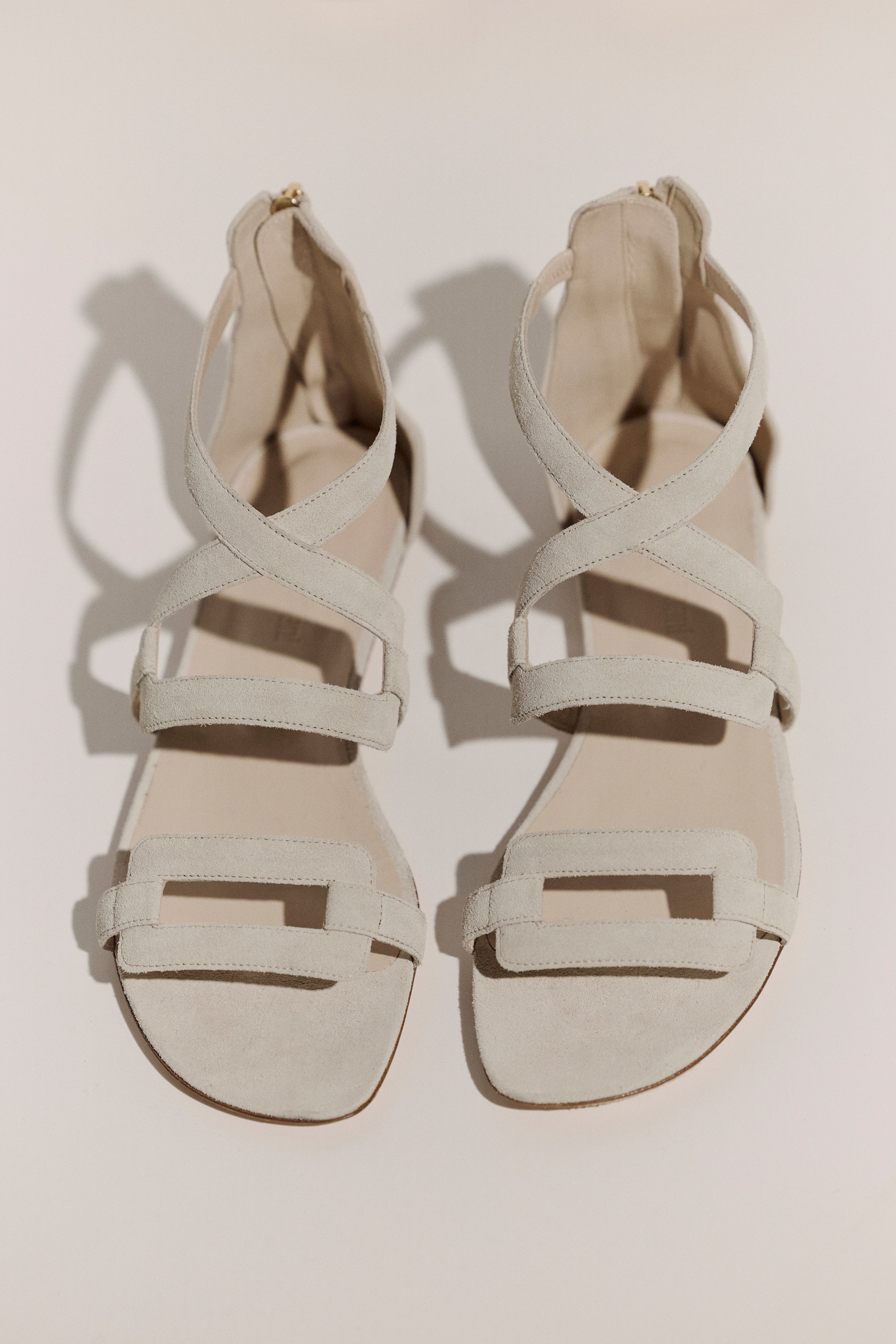 Suede Labyrinth Sandals