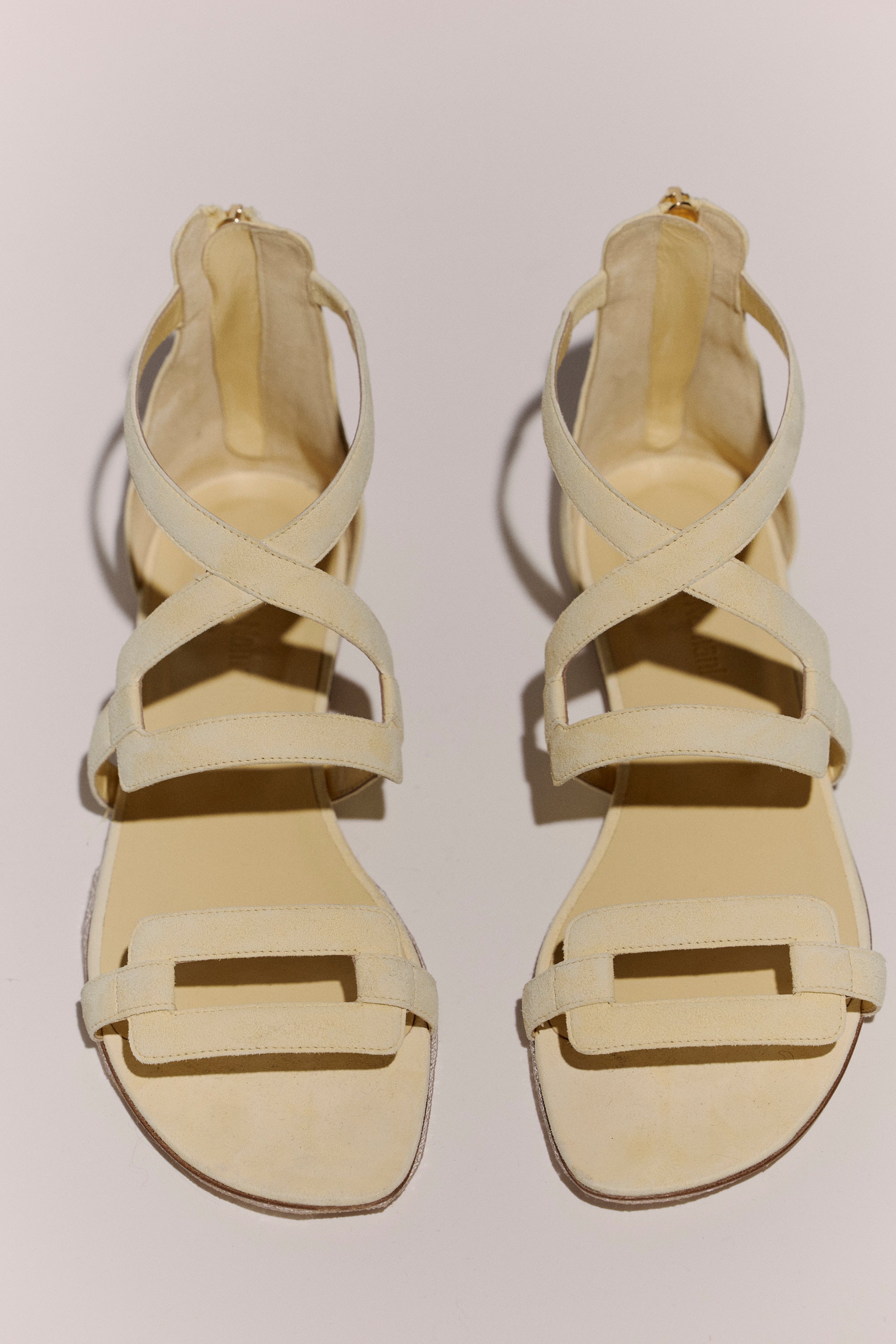 Suede Labyrinth Sandals