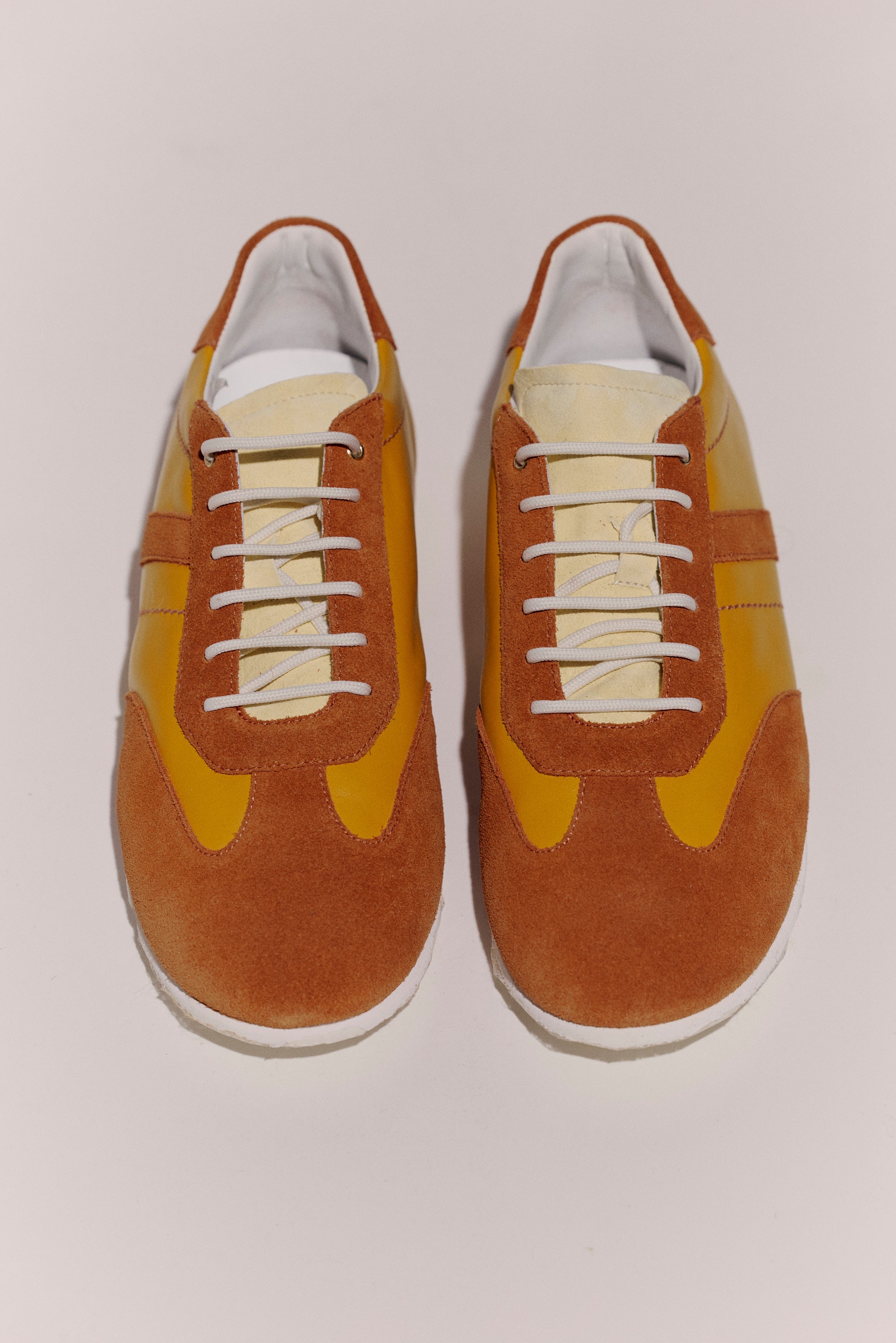 Lady Rio suede and nappa leather sneakers