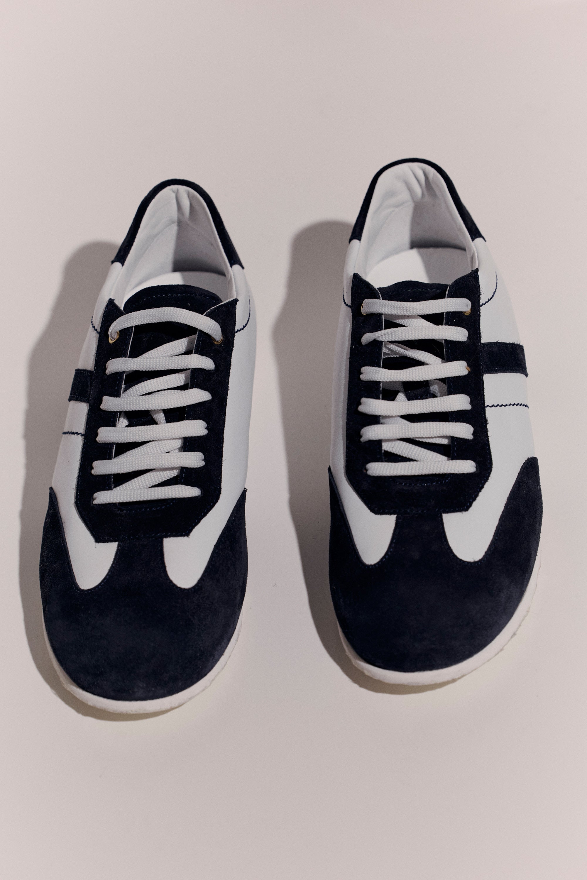 Lady Rio suede and nappa leather sneakers