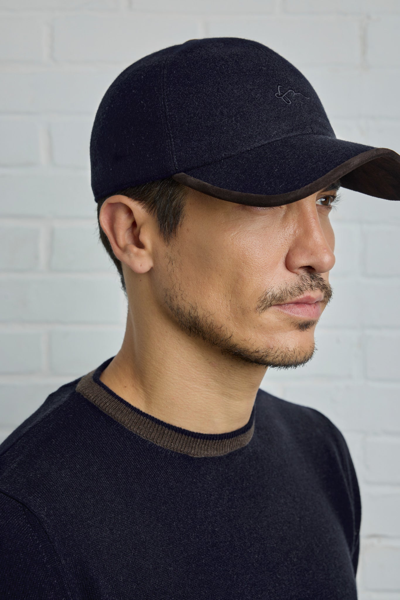 BASEBALL Ultimum cashmere® felt cap with ultra light suede details and mink lining 