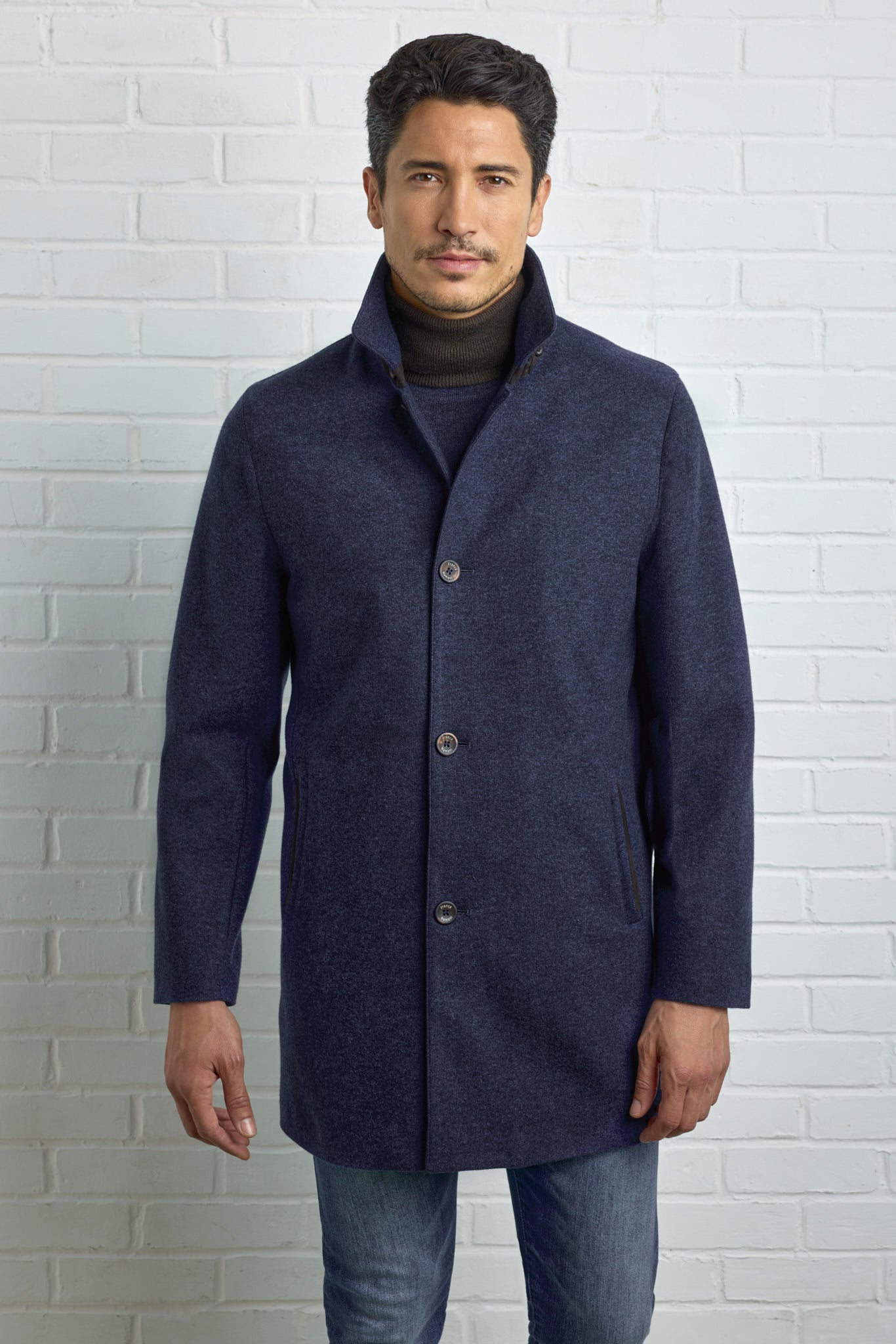 Manteau FLINT en Ultimum cashmere® felt et doublure en vison