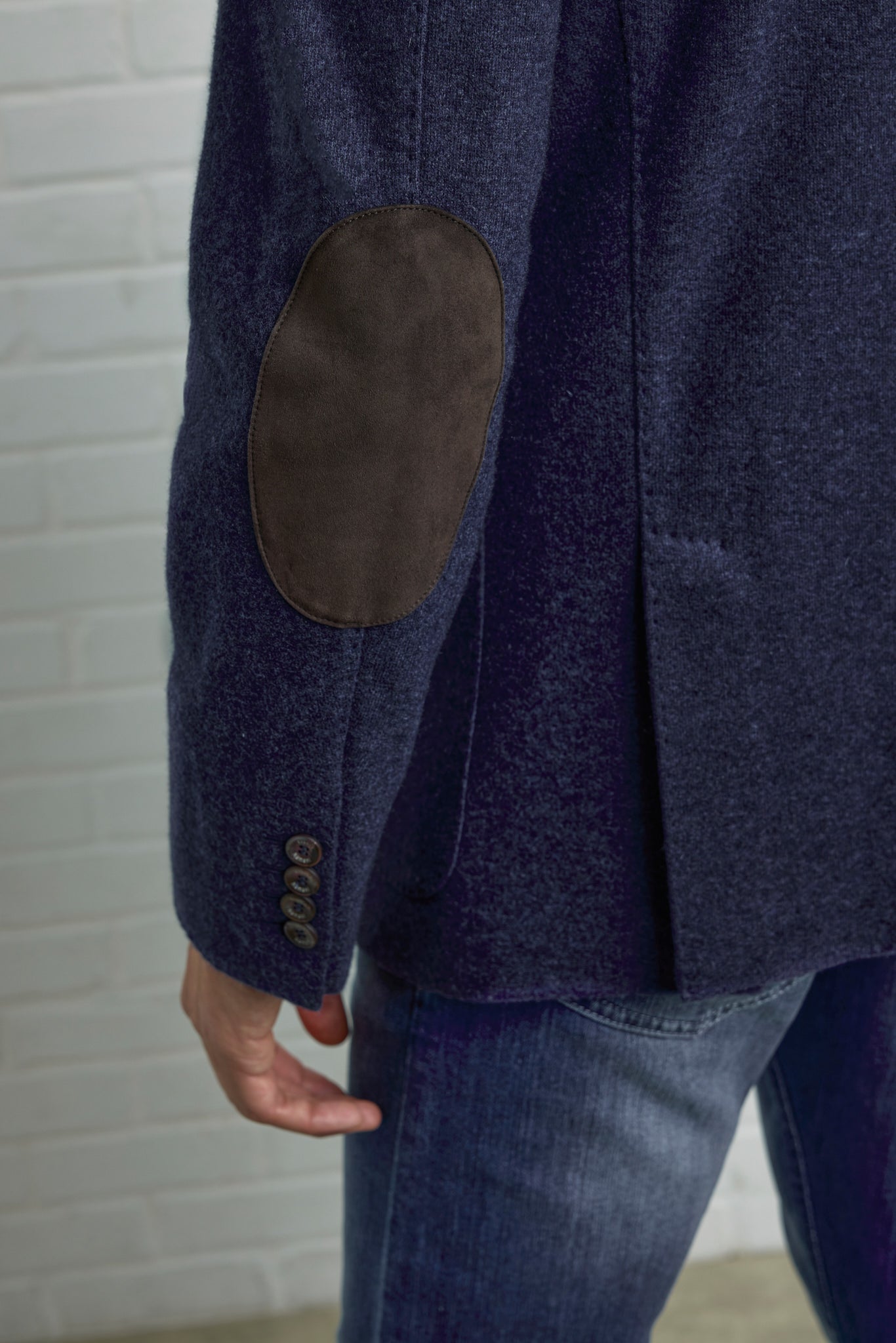 Veste en Ultimum cashmere® felt et détails en suede ultra light