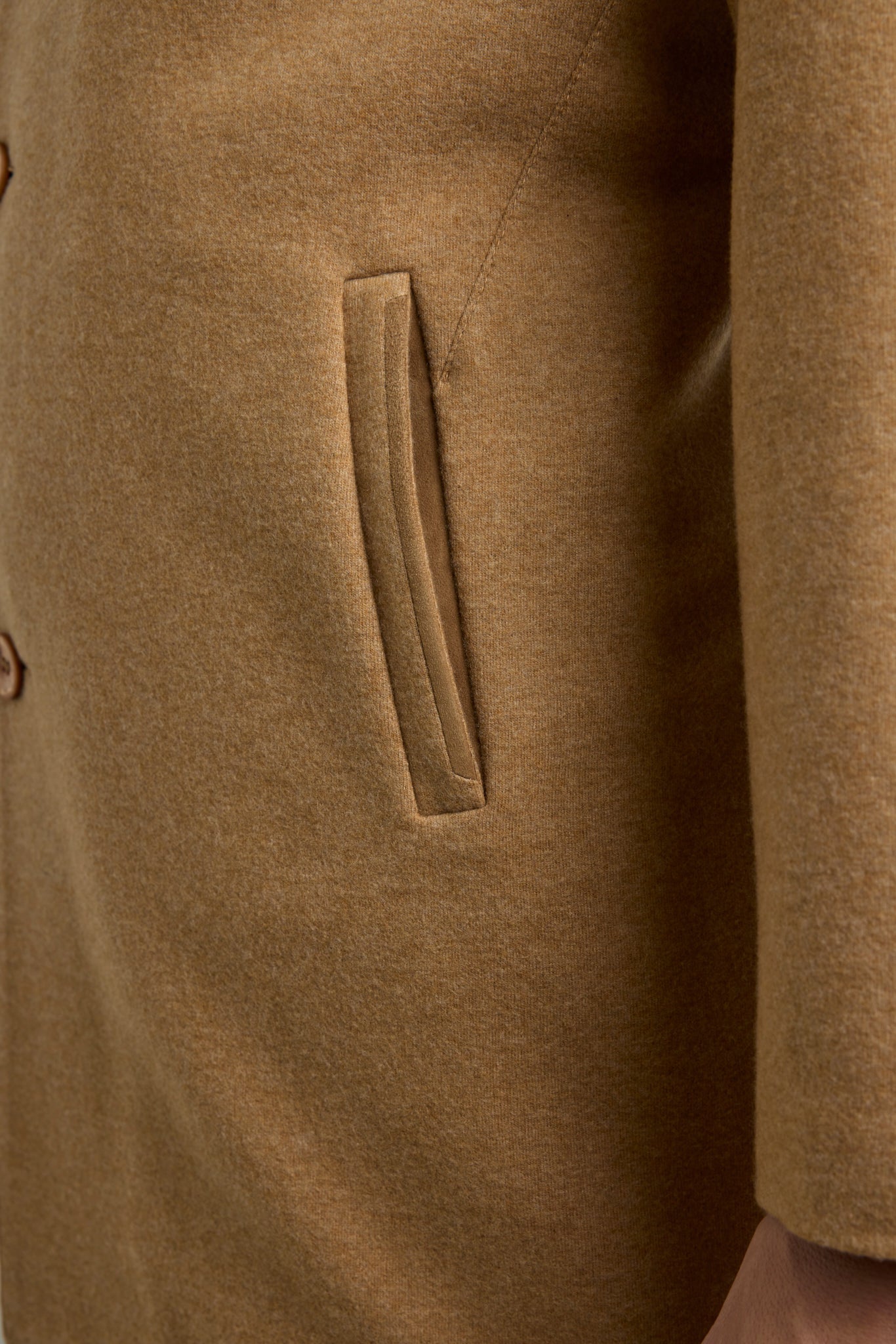 Manteau FLINT en Ultimum cashmere® felt et doublure en vison