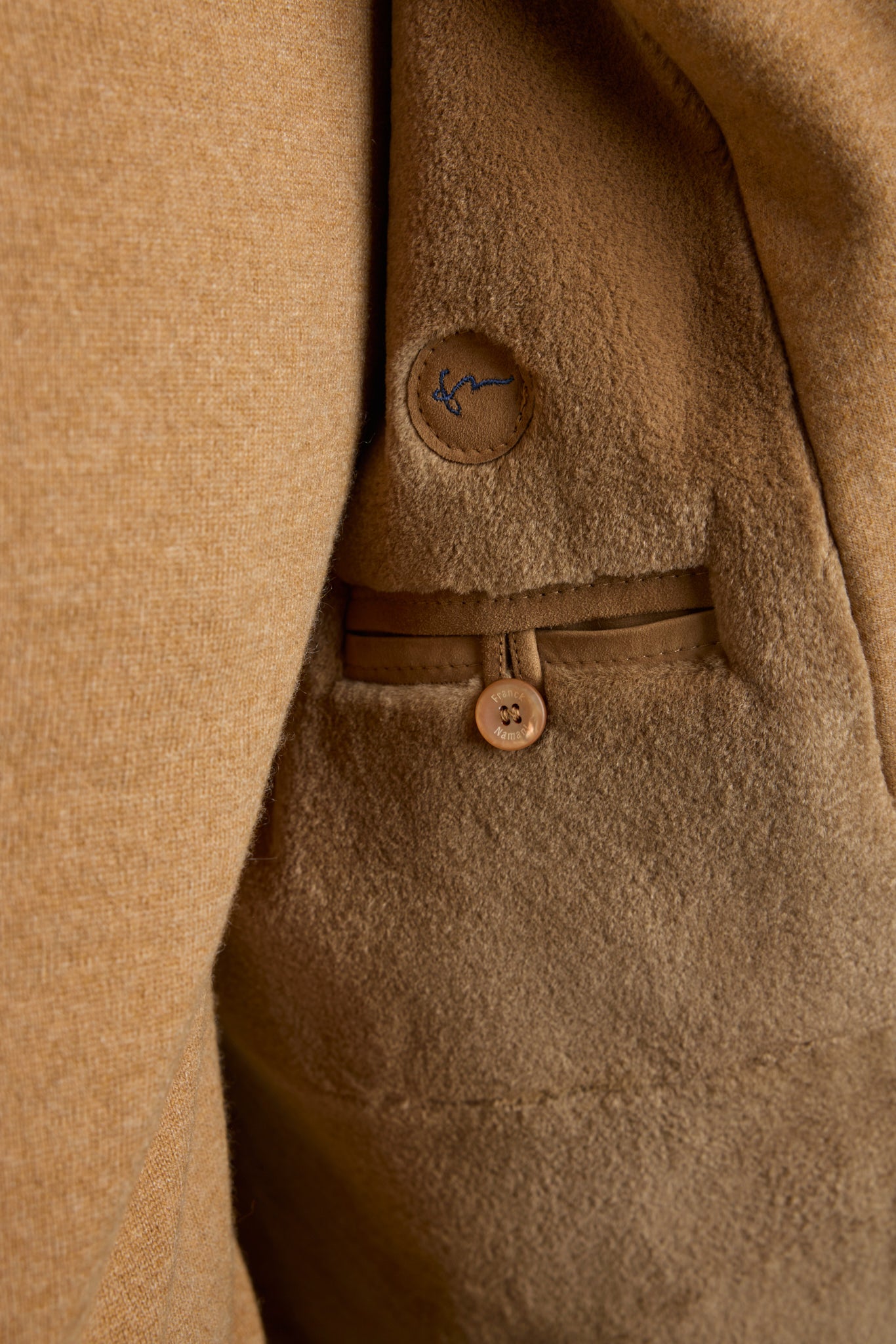 Manteau FLINT en Ultimum cashmere® felt et doublure en vison