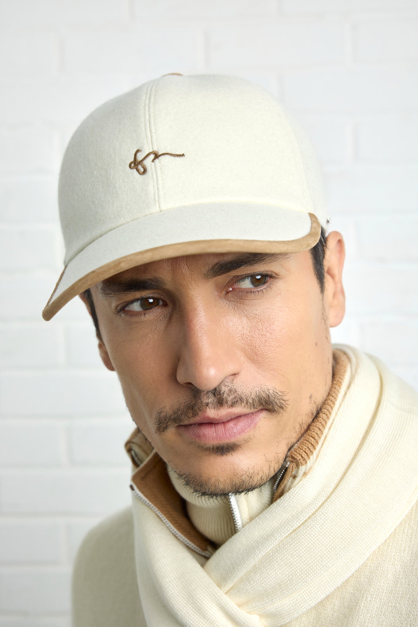 BASEBALL Ultimum cashmere® felt cap with ultra light suede details and mink lining