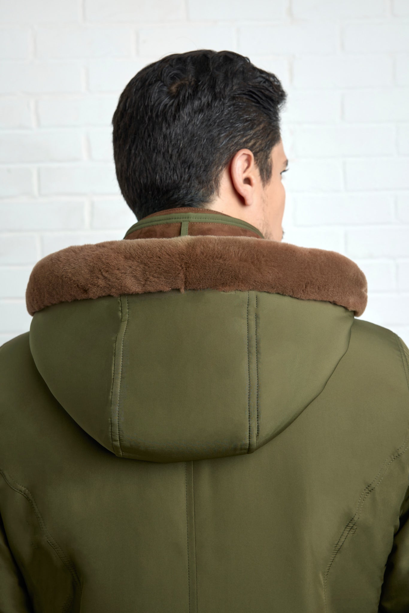 ELVIS Parka with hood, double stand-up collar including a removable plastron 